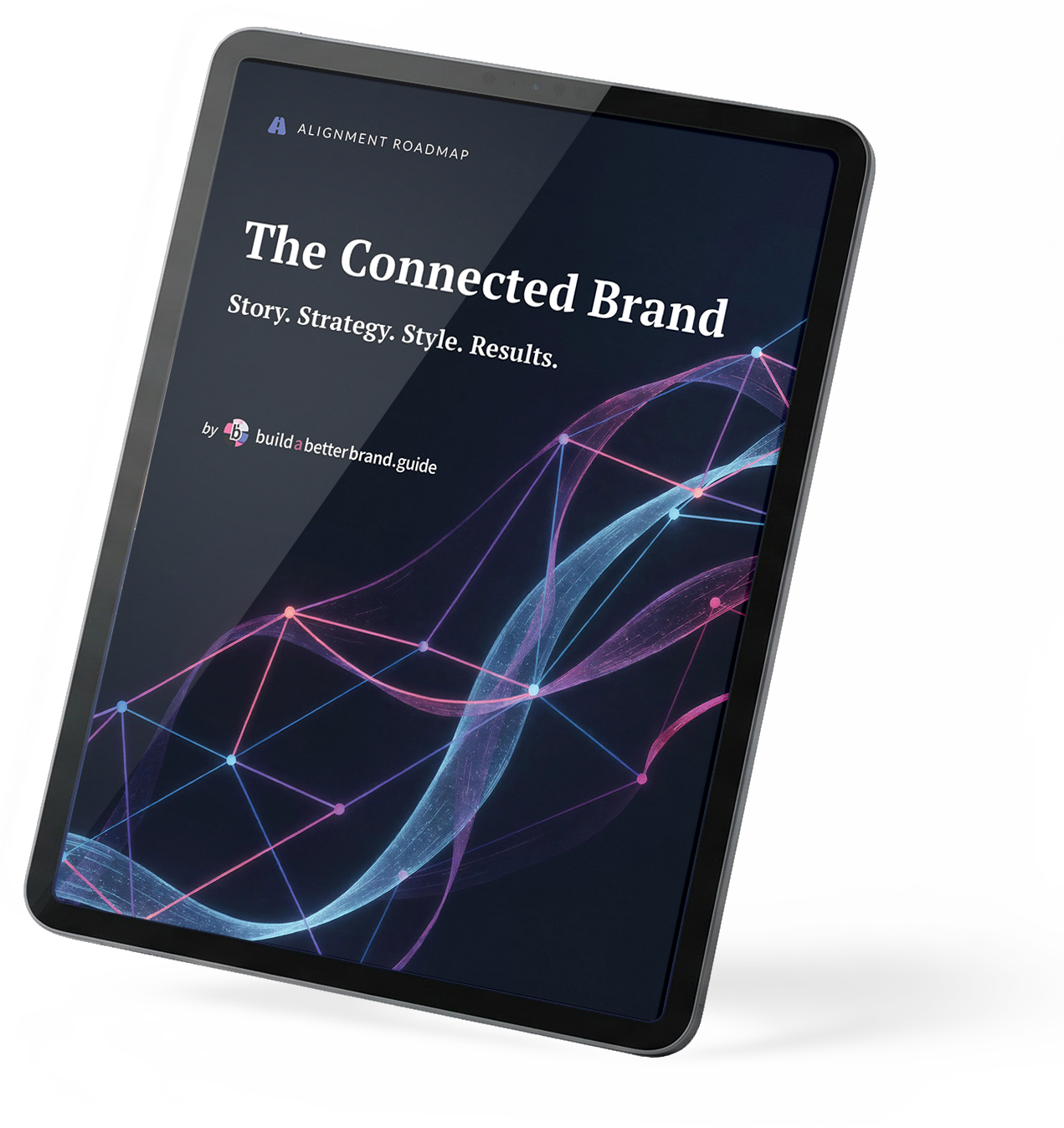 The Connected Brand guide on iPad